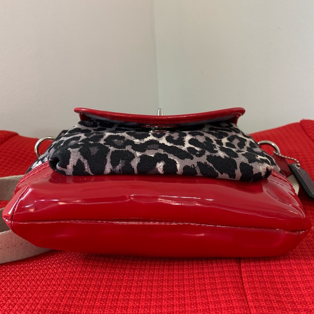 HOLD FOR LAVONNE Coach Ocelot Swingpack Cheetah Print Crossbody Bag - Picture 7 of 12